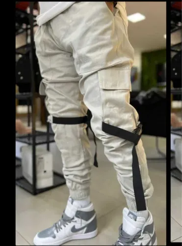 Calça Cargo Cinza Gelo Unissex