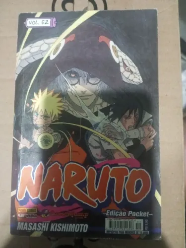 Mangá Naruto Vol. 52 - Edição Pocket Panini comics 
