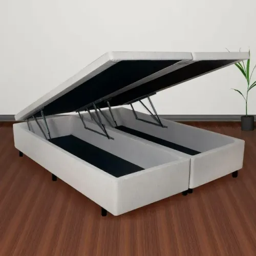 Cama Box Bau queen entrega imediata