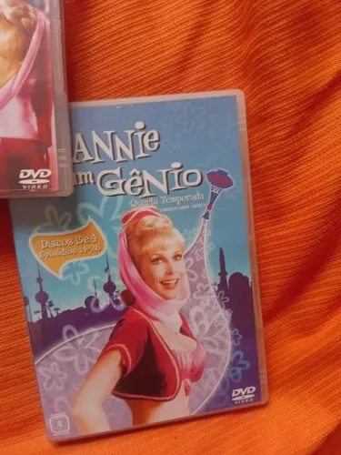 DVD Jeannie é um em Gênio - 4ª Temporada - Discos 1,2,3 e 4