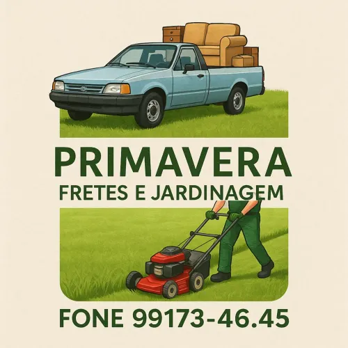 Fretes pequenos e rápidos também faço serviços de jardinagem 