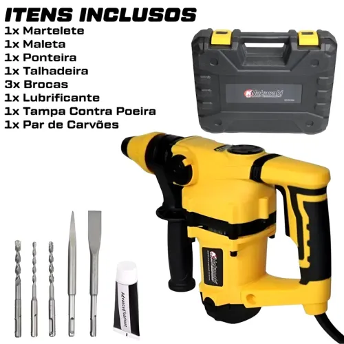 Martelete Rompedor Nakasaki 1600W 5.6kg