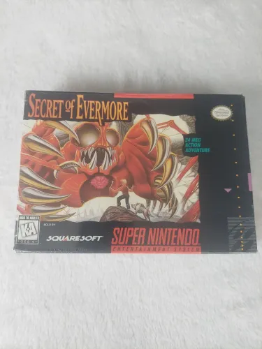 Fita  Super Nintendo secret of evermore snes Lacrada