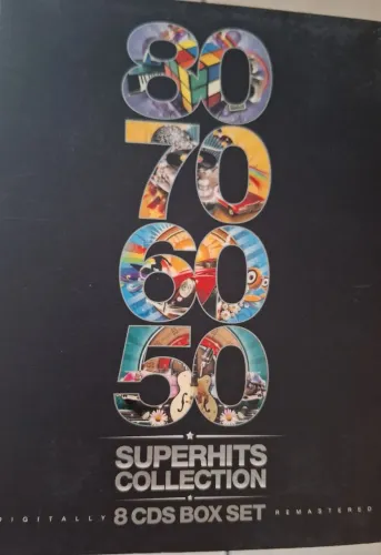 Box 8 CDs Hits anos 50, 60, 70 e 80
