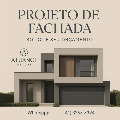 Projeto de fachada moderna