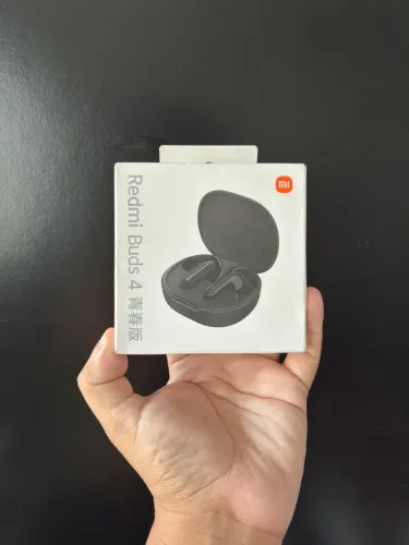 Fone de Ouvido Xiaomi Redmi Buds 4 Lite Preto Novo e Lacrado