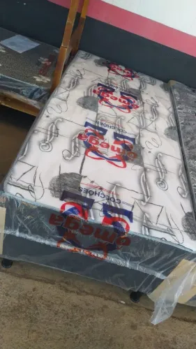 Cama box solteiro espuma selada 