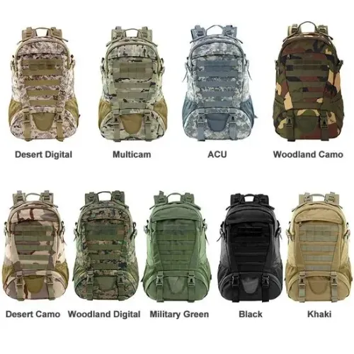 Mochilas Táticas Diversas - Camuflagem e Cores