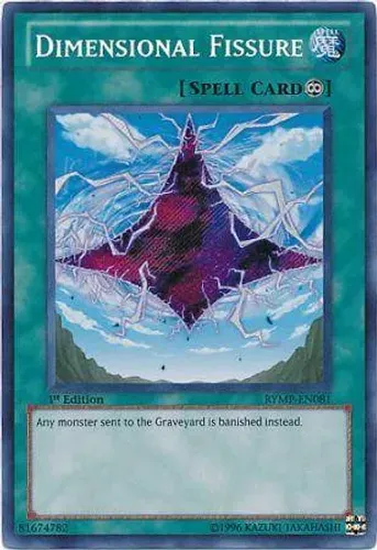 Yugioh!!! Dimensional Fissure RYMP-EN081 Secret Rare