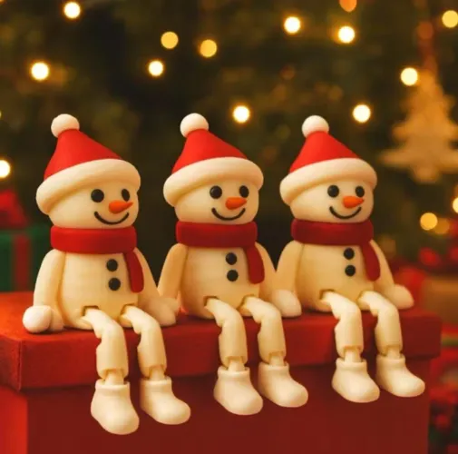 Enfeites de natal - Bonecos Articulados