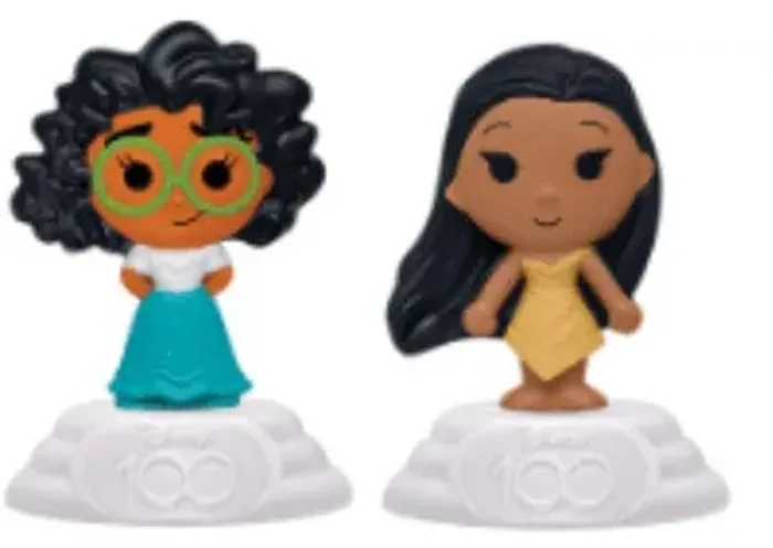 Disney 100 Anos Mc Donald's Lacrados Mirabel e Pocahontas