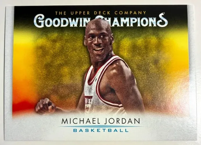 Michael Jordan Ilustrado Lindo Card NBA Basquete Coleção Chicago Bulls Goodwin Champions
