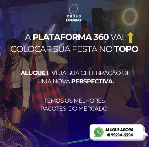 Plataforma 360 / Cabine -  Alugue para seu evento