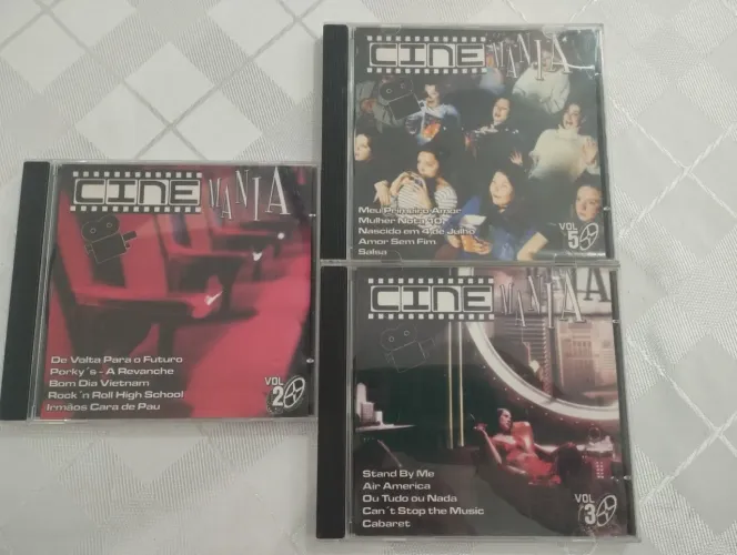 Coleção de CDs Cine Mania - Volumes 2, 3 e 5 - Somente venda
