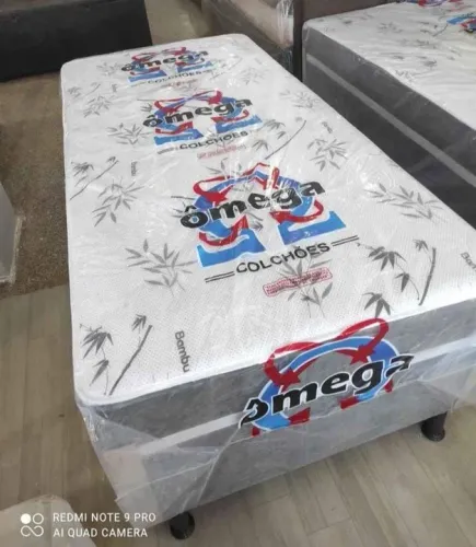 Cama Box Solteiro Conjugada Molas Ensacadas R$499,99