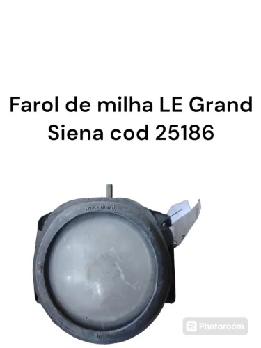 Farol De Milha Lado Esquerdo Fiat Grand Siena Cod 25186