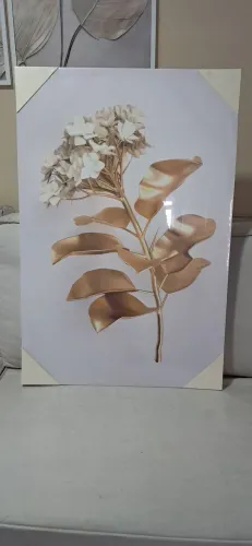 Quadro Decorativo Folha Dourada
