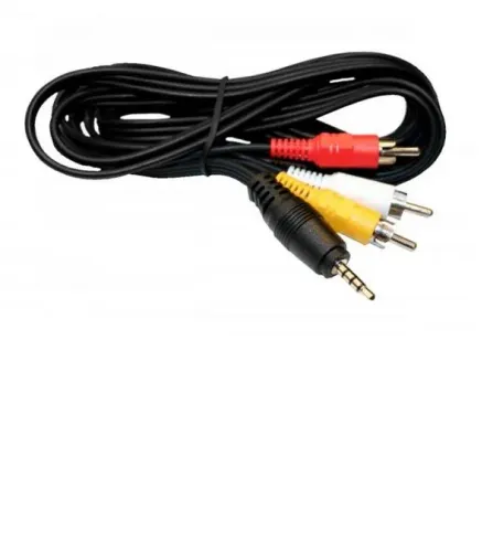 Cabo P3 x RCA Três vias 1.5 Metros Bmax