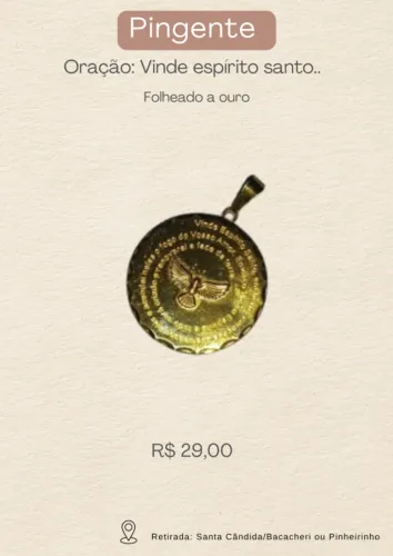 Pingente Espírito Santo