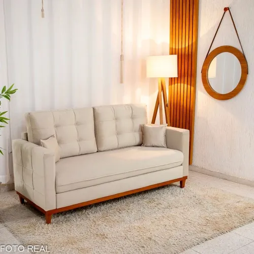 Sofá 3 lugares Living Califórnia 1,82m !! Rf10m