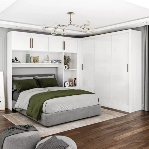 Modulado 4 Portas + Guarda Roupa 3 Portas Dubai Pronta Entrega