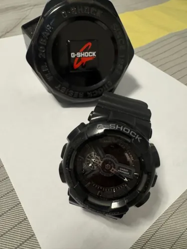 Relógio G-Shock 5146 WR20BAR Casio preto com detalhes Cinza Original