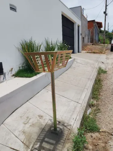 Lixeira para área externa