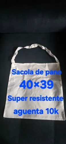 SACOLAS DE PANO 100% POLIÉSTER 
