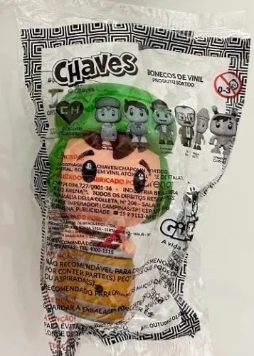 Boneco Chaves no Barril Giraffas 