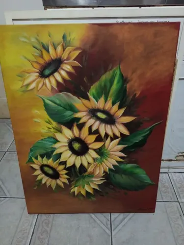 Quadro de Girassóis