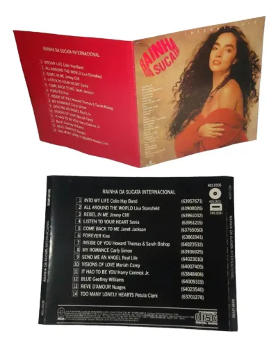 Só Capas Cd RAINHA da SUCATA - Internacional 1990 Br 1a. Edição - O R I G I N A L