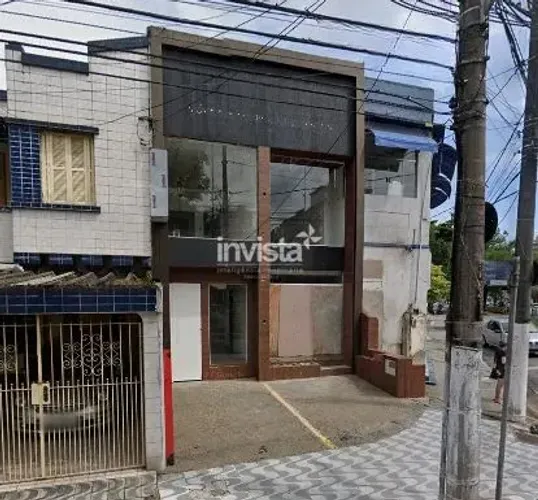Ponto Comercial de ESQUINA para Alugar na Avenida Pinheiro Machado no Marapé em Santos