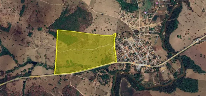 AREA RURAL DE 9 ALQUEIRES ENTRE GOIANESIA E JARAGUA - FACIL ACESSO PELA GO 020