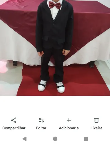 Roupa de pajem
