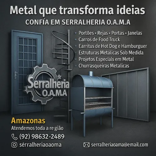 Serralheria O.A.M.A Metal que Transforma ideias