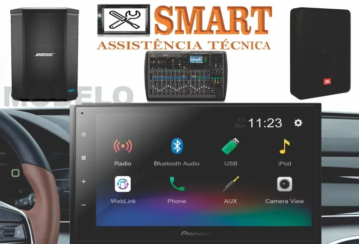Assistência técnica de caixas de som ativa
