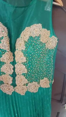 Vestido de Festa Verde Oliva Longo