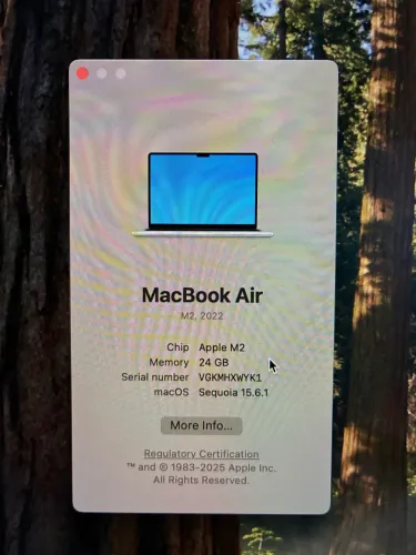 MacBook m2 24gb ram 512SSD (raro)