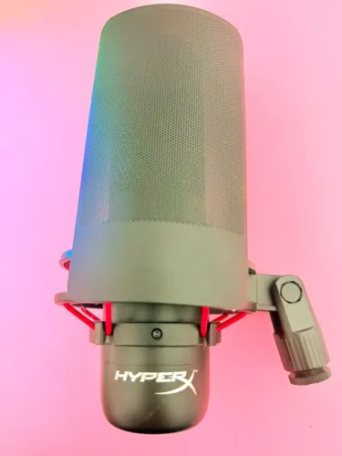 Microfone profissional Hyperx Procast Cor preto