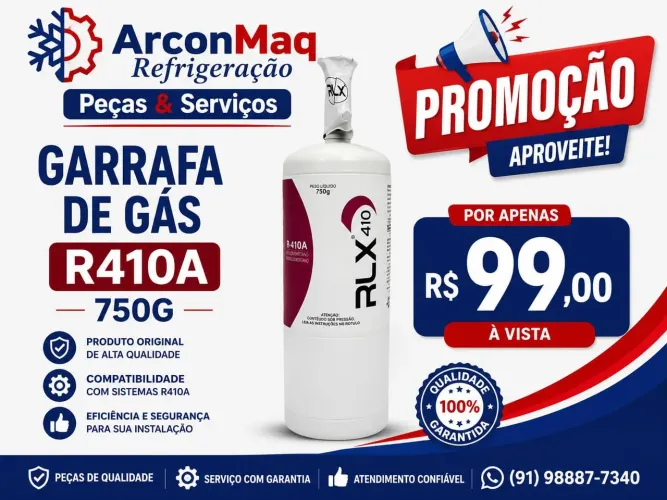 Gás para ar condicionado split