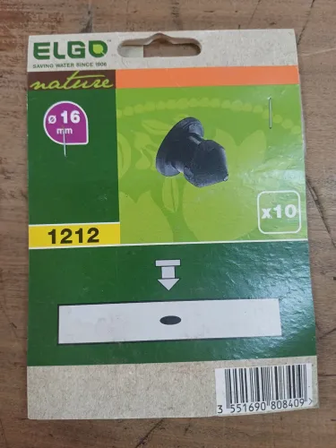 ACESSÓRIO IRRIGAÇÃO JARDIM ELGO - PLUGUE 3 PÇ