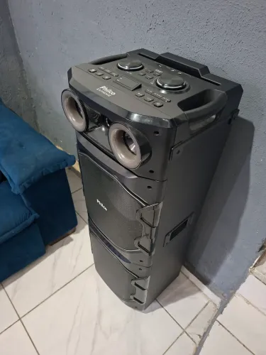 Caixa de som Philco 2600w de potência com super grave