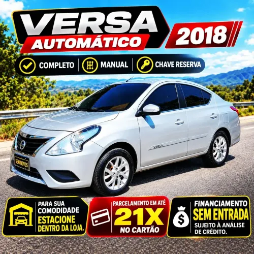 Nissan Versa SV 1.6 16V Flexstart 4P Aut. 2018