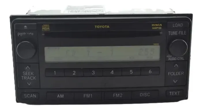 Radio Aparelho Som Painel Hilux 2008 2009 2010 2011 Original