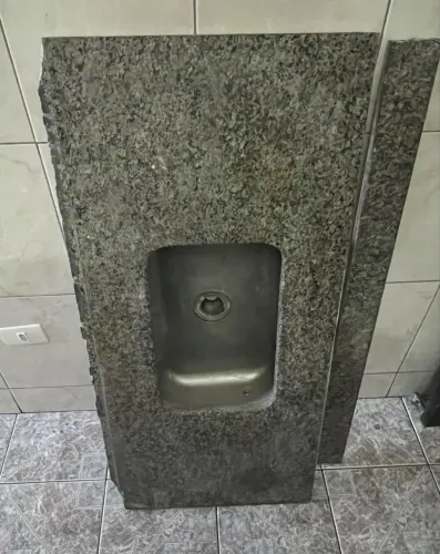 Pia granito com cuba 1,15 x 55