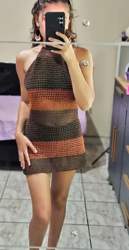 Vestido croche 