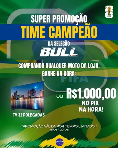Venda moto zero + 1 mil no pix ou uma TV de 32 polegadas 