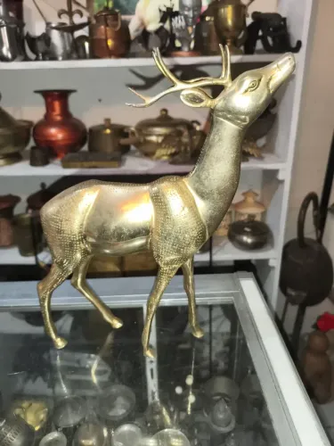 Lindo servo em bronze