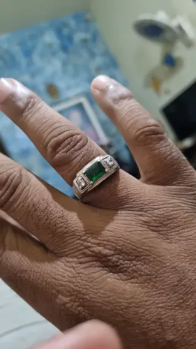Anel de prata pedra zirconia