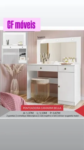 Penteadeira Camarim Bella
